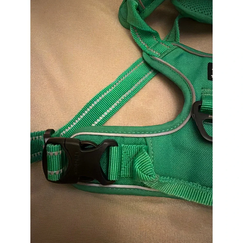 Truelove Green Reflective No Pull Dog Harness Mesh Padded Adjustable Vest